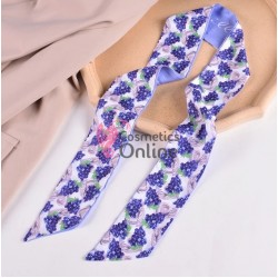 Esarfa din matase fina Cod ESF029CC Purple cu model